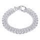 925 Sterling Silver Chain-mail Style Bracelet 