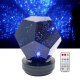 Galaxy Starry Sky Projector Kids Night Light 3 Colours USB Rechargeable Rotating